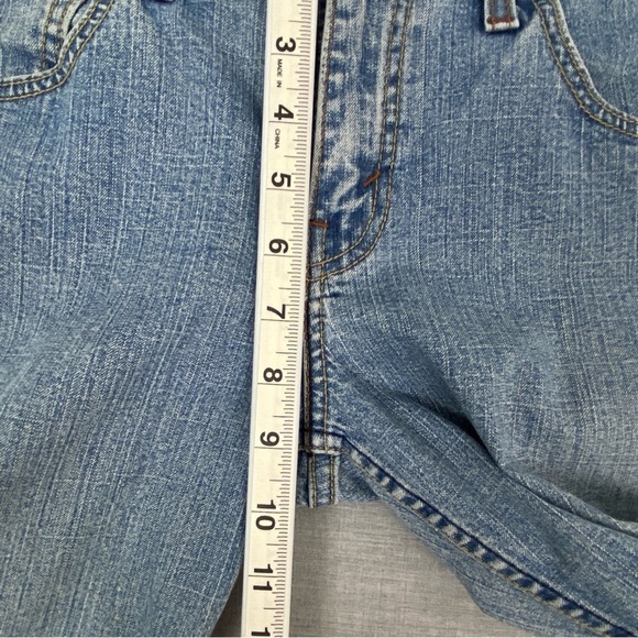 Levi Strauss Signature Stretch Low Rise Boot Cut Jeans Misses 4 Short - Picture 10 of 12